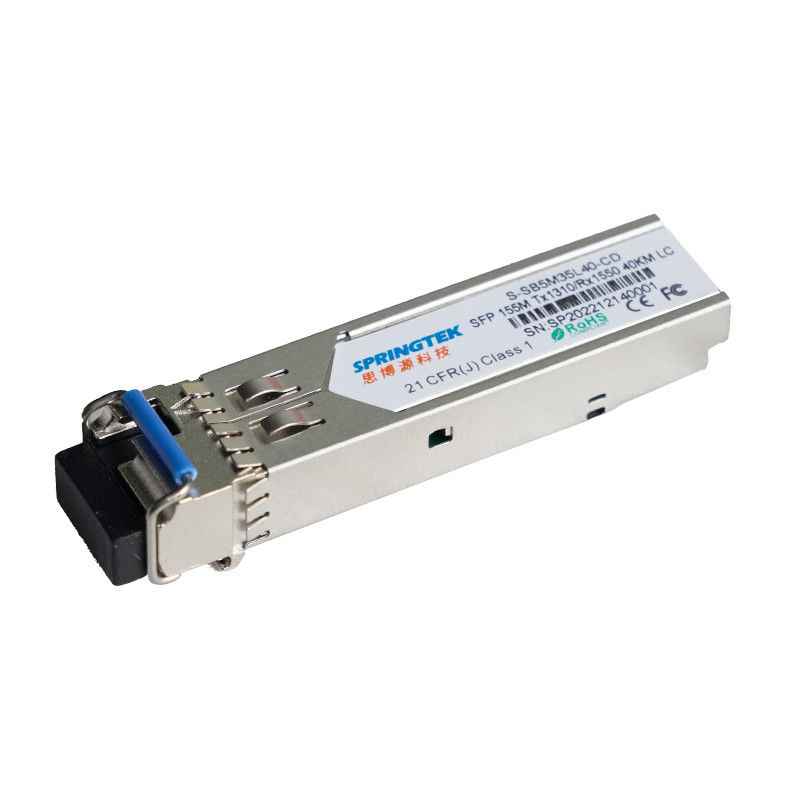 Inspektion LC DFB DOM Optical Transceiver Module Ethernet SFP-BIDI 40km 1310/1550nm 155M