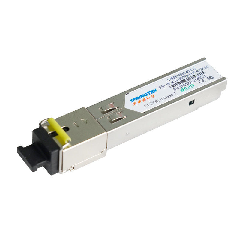 155M BIDI SFP kompatibles Cisco Modul TX1550nm/RX1310nm 40KM optisches Transceiver-Modul Sc DDM