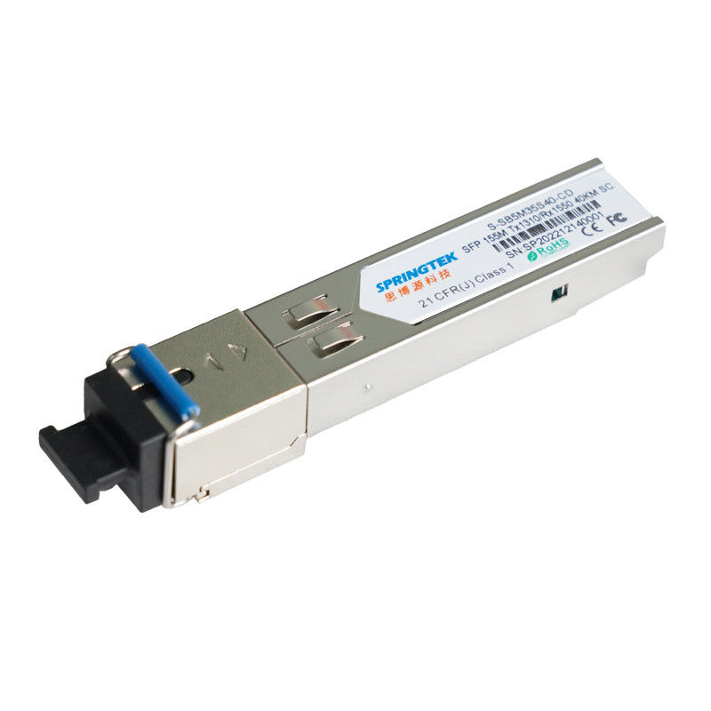 155M Compatible Juniper /Arista SFP BIDI 40KM optischer Modul TX1310nm/RX1550nm Transceiver Sc DDM