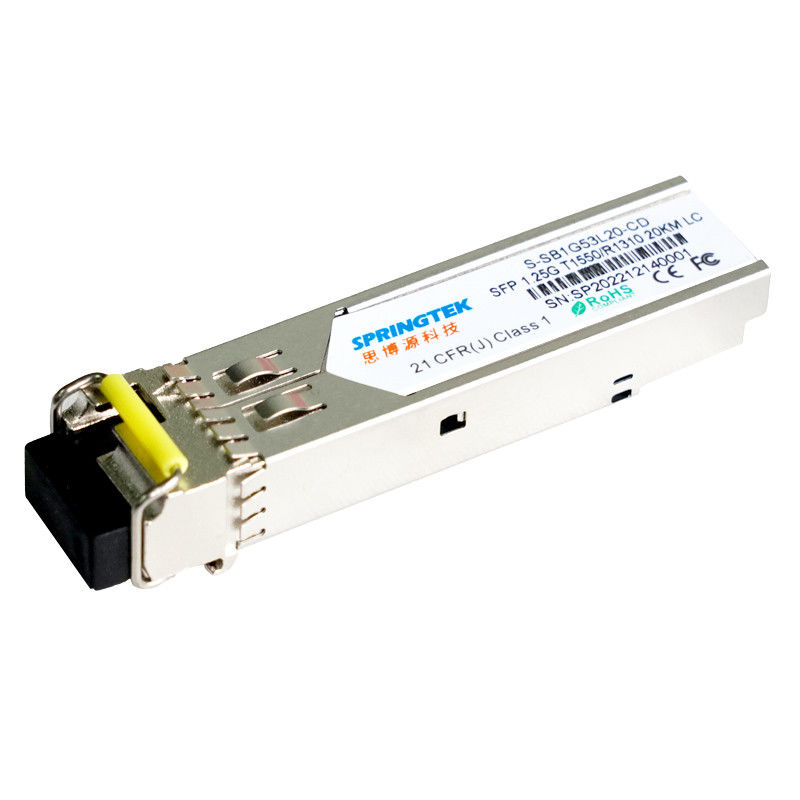 Heißes Verkaufssfp-Fabrikpreis SFPs LC der Simplex-1.25G 20km Verdrahtungshandbuchs BIDI SFP Modul-einzelnes Faser-1550/1310nm SMF Modul