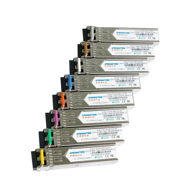 kompatibles Transceive SFP LC ER ZR ZR+ 1.25G CWDM1270~1610nm mit optischem Modul DDM