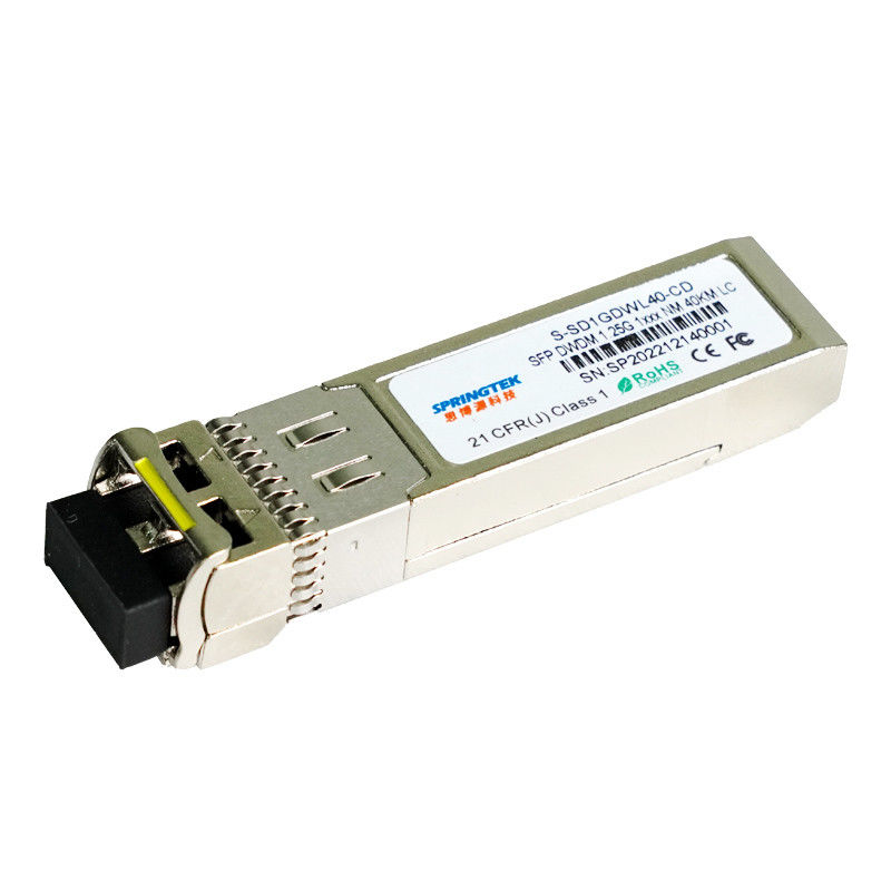 Kompatibles DWDM C17~C61 40km SFP optisches Modul 1.25Gbps SMF LC Ciscos mit DDM