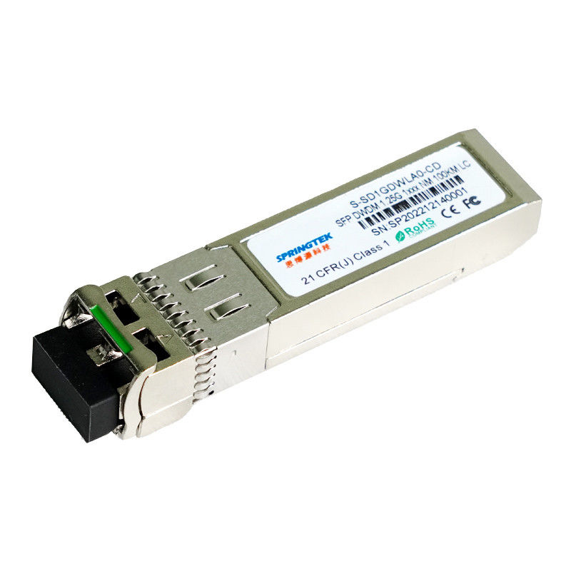 kompatibler Brokat 1.25Gbps/Cisco/optisches Transceiver-Modul des Wacholderbusch-DWDM C17~C61 100km SFP