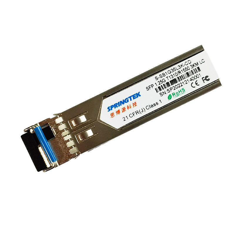 kompatibles Modul TX1310nm/RX1550nm LC 1.25G SFP 3km BIDI mit optischem Transceiver-Modul DDM