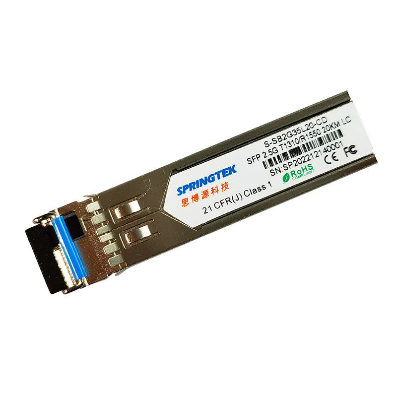 SFP BIDI 20 km OEM LC 2.5G T1310/R1550nm Optical Transceiver Modul mit DDM