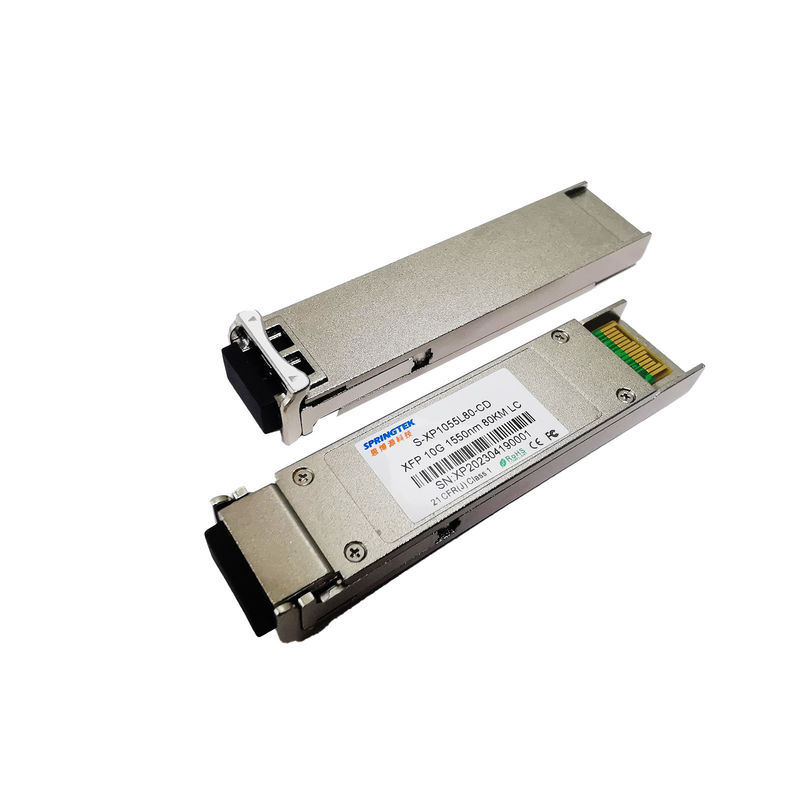 ZR SMF 10G XFP Faser-verdoppeln kompatibler Ethernet LC XFP Optiktransceiver Duplex 80km 1550nm